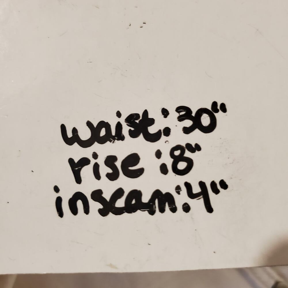 Pilcro and the Letterpress Anthropologie Stet Cuffed White Jean Shorts Womens 26 - Picture 12 of 12